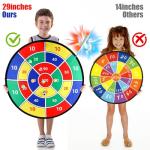 Stocking Stuffers for Kids Boys Daughter Son Birthday 29" Large Dart Board for Kids, Double-Sided Kids Dart Board with Sticky Balls, Indoor Sports & Outdoors Fun Party Play Games Toys