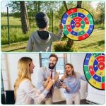 Stocking Stuffers for Kids Boys Daughter Son Birthday 29" Large Dart Board for Kids, Double-Sided Kids Dart Board with Sticky Balls, Indoor Sports & Outdoors Fun Party Play Games Toys
