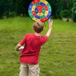 Stocking Stuffers for Kids Boys Daughter Son Birthday 29" Large Dart Board for Kids, Double-Sided Kids Dart Board with Sticky Balls, Indoor Sports & Outdoors Fun Party Play Games Toys