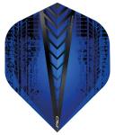 Red Dragon Darts Hardcore Radical Blue Extra Thick Standard Dart Flights - 4 Sets Per Pack (12 Dart Flights in Total)