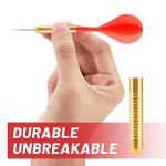 Accmor 18 Pack Steel Tip Darts, 16 Grams Metal Tip Dart Set, Darts Metal Tip Set, Metal Darts for Dartboard