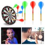 Accmor 18 Pack Steel Tip Darts, 16 Grams Metal Tip Dart Set, Darts Metal Tip Set, Metal Darts for Dartboard