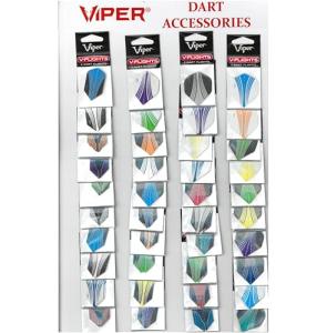 Viper Dimplex Dart Flights Display Card - 40 Sets