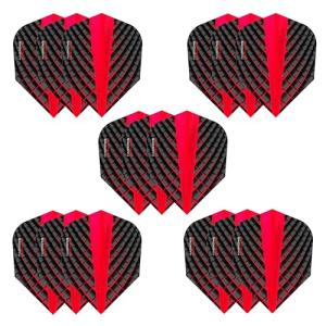 Harrows Quantum Dart Flights | 5 x Sets Darts Flights (15 Flights Total) I 100 Micron Dart Flights I Premium Extra Strong Made in UK I Professional Darts Accessories