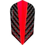 Harrows Quantum Dart Flights - 100 Micron - Slim - 3D Effect - 5 Sets (15) (Red)