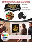 Ranslen Magnetic Dart Board for Kids and Adults, Double Sided Board Games with 15pcs Magnetic Darts, Boy Gifts Dartboard Toys Gift for Age 6 7 8 9 10 11 12 Year Old Boys