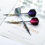 Deetenks 90PCS Dart Flights 30 Sets Durable Standard PET Dart Flights Replacement Feather Tail Wing for Soft Tip Steel Tip Darts