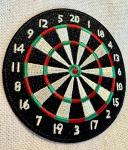 Dartboard Embroidered Patch Darts Iron-On Bullseye Pub Game Applique Emblem