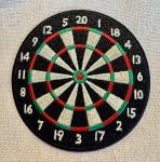 Dartboard Embroidered Patch Darts Iron-On Bullseye Pub Game Applique Emblem