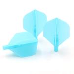 CUESOUL TERO AK4 Transparent Dart Flights Diamond Shape,Set of 3 pcs(CS-AK4+7ZS)