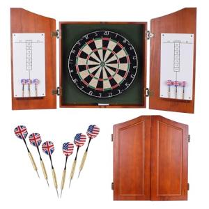 Hathaway Centerpoint Wall-Mounted Dartboard Cabinet