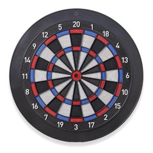 DARTSLIVE Home Electronic Dartboard, Bluetooth Compatible with Online Play, for Soft Tip Darts, 15.5 Inch Diameter Regulation Size Dartboard for Indoor Play, Black