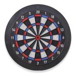 DARTSLIVE Home Electronic Dartboard, Bluetooth Compatible with Online Play, for Soft Tip Darts, 15.5 Inch Diameter Regulation Size Dartboard for Indoor Play, Black