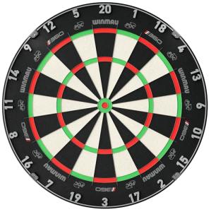 Winmau Dart Board - Blade 360 Dartboard - Triple Core Carbon - Full Rotation - Symmetrical Graphics - Professional PDC Dartboard with Official Tournament Specifications for Darts Enthusiasts