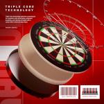 Winmau Dart Board - Blade 360 Dartboard - Triple Core Carbon - Full Rotation - Symmetrical Graphics - Professional PDC Dartboard with Official Tournament Specifications for Darts Enthusiasts