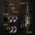 IgnatGames 6 pcs Professional Steel Tip Darts Set