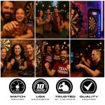 IgnatGames 6 pcs Professional Steel Tip Darts Set