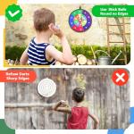 BELLOCHIDDO Double Sided Dart Board for Kids, Toys for 3 4 5 6 7 8 9 10 11 12 Years Old Boys with 12 Sticky Balls, Indoor & Outdoor Party Carnival Games, Birthday Gifts for Kids