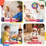 BELLOCHIDDO Double Sided Dart Board for Kids, Toys for 3 4 5 6 7 8 9 10 11 12 Years Old Boys with 12 Sticky Balls, Indoor & Outdoor Party Carnival Games, Birthday Gifts for Kids