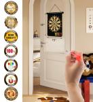 Givevan Magnetic Dart Board for Kids, Teen Boys Gift Ideas, Toys for Teen Boys Girls Age 6 7 8 9 10 11 12 13 14 15 16 Years, Stocking Stuffers, Room Decor