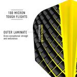 Harrows Quantum Dart Flights | 5 x Sets Darts Flights (15 Flights Total) I 100 Micron Dart Flights I Premium Extra Strong Made in UK I Professional Darts Accessories