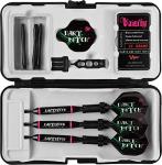 Viper Vanity Series Dart B*tch Steel Tip Dart Set with Brass Barrels, Aluminum Shafts & Deluxe Dart Case, 22-Grams