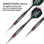 Viper Vanity Series Dart B*tch Steel Tip Dart Set with Brass Barrels, Aluminum Shafts & Deluxe Dart Case, 22-Grams