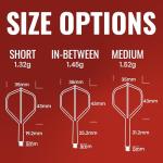 Shot! Darts Flight Deck One Piece Dart Flight and Shaft System, Reduced Deflections, Standard Shaped Flight (350 Micron), Available in Set of 3, Inbetween Length & Black Color