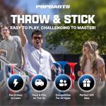 POPDARTS Glow Pack Game Set Glow in The Dark (Blue and Green) - Indoor, Outdoor Suction Cup Throwing Game - Competition with a POP