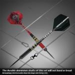 CyeeLife Steel Tip Darts Set - Professional Darts, Brass Barrels, Metal Tip Darts, 16 Extra Flights, 6 Aluminum Shafts,20 O-Rings,2 Flight Protectors,Dart Tool, Dart Sharpener, Darts Case