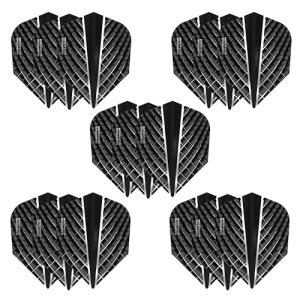 Harrows Quantum Dart Flights | 5 x Sets Darts Flights (15 Flights Total) I 100 Micron Dart Flights I Premium Extra Strong Made in UK I Professional Darts Accessories