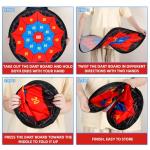 JolliLudo 29 Inches Spider Web Dart Board with 10 Sticky Balls, Indoor Outdoor Sport Christmas Game for Skill Development, Ideal Xmas Gift for Family in Fun Party Play Games