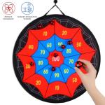 JolliLudo 29 Inches Spider Web Dart Board with 10 Sticky Balls, Indoor Outdoor Sport Christmas Game for Skill Development, Ideal Xmas Gift for Family in Fun Party Play Games