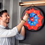 JolliLudo 29 Inches Spider Web Dart Board with 10 Sticky Balls, Indoor Outdoor Sport Christmas Game for Skill Development, Ideal Xmas Gift for Family in Fun Party Play Games