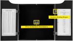 LANTE LIFE Black Dart Board Cabinet Only