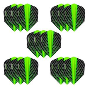 Harrows Quantum Dart Flights | 5 x Sets Darts Flights (15 Flights Total) I 100 Micron Dart Flights I Premium Extra Strong Made in UK I Professional Darts Accessories