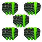 Harrows Quantum Dart Flights | 5 x Sets Darts Flights (15 Flights Total) I 100 Micron Dart Flights I Premium Extra Strong Made in UK I Professional Darts Accessories