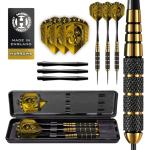Harrows Voodoo Darts, Steel Tip Darts Set, Includes Speedline Shafts, Marathon Gold Dart Flights, Available in Sizes 19g, 21g, 23g, 25g & 27g (19, Grams)