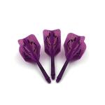 CUESOUL Integrated Dart Shaft and Flights L-Dart Shaft 21mm,Purple Dart Flights
