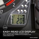 Accudart Spark Electronic Dartboard - 30 Game Modes - 174 Game Variations - Challenge The Computer - Easy Read Display - Includes 6 Soft-Tip Darts