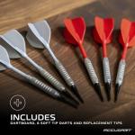 Accudart Spark Electronic Dartboard - 30 Game Modes - 174 Game Variations - Challenge The Computer - Easy Read Display - Includes 6 Soft-Tip Darts