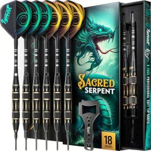 IgnatGames Soft Tip Darts Set for Electronic Boards