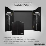 Winmau Professional Dart Set with Bristle Board & Cabinet