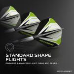 Accudart Steel Tip Dart Set 3.0 - Gunmetal Finish Steel Barrel - Hybrid Grip - Polycarbonate Shafts - Standard Shape Flights - Drop in Case Stores Fully Assembled Darts