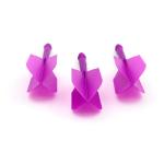 CUESOUL ROST Integrated Dart Shaft and Flights Medium,Purple Slim Shape,Set of 3