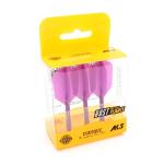 CUESOUL ROST Integrated Dart Shaft and Flights Medium,Purple Slim Shape,Set of 3