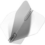 RED DRAGON Hardcore White Extra Thick Standard Dart Flights - 5 Sets Per Pack (15 Dart Flights in Total)