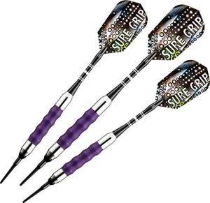 Viper by GLD Products Sure Grip Soft Tip Darts, Purple, 16 Grams (20-0009-16)
