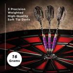 Viper by GLD Products Sure Grip Soft Tip Darts, Purple, 16 Grams (20-0009-16)