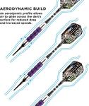Viper by GLD Products Sure Grip Soft Tip Darts, Purple, 16 Grams (20-0009-16)